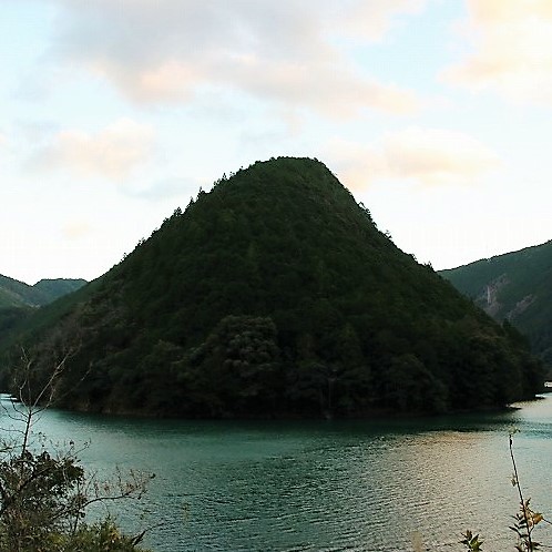 北山村のviewポイントその②：北山川の蛇行