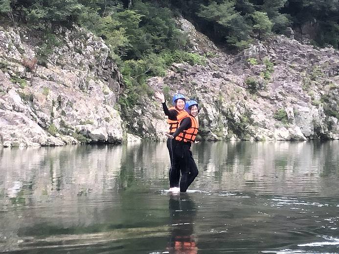 関西屈指の激流をボートで下る！北山川ラフティング！