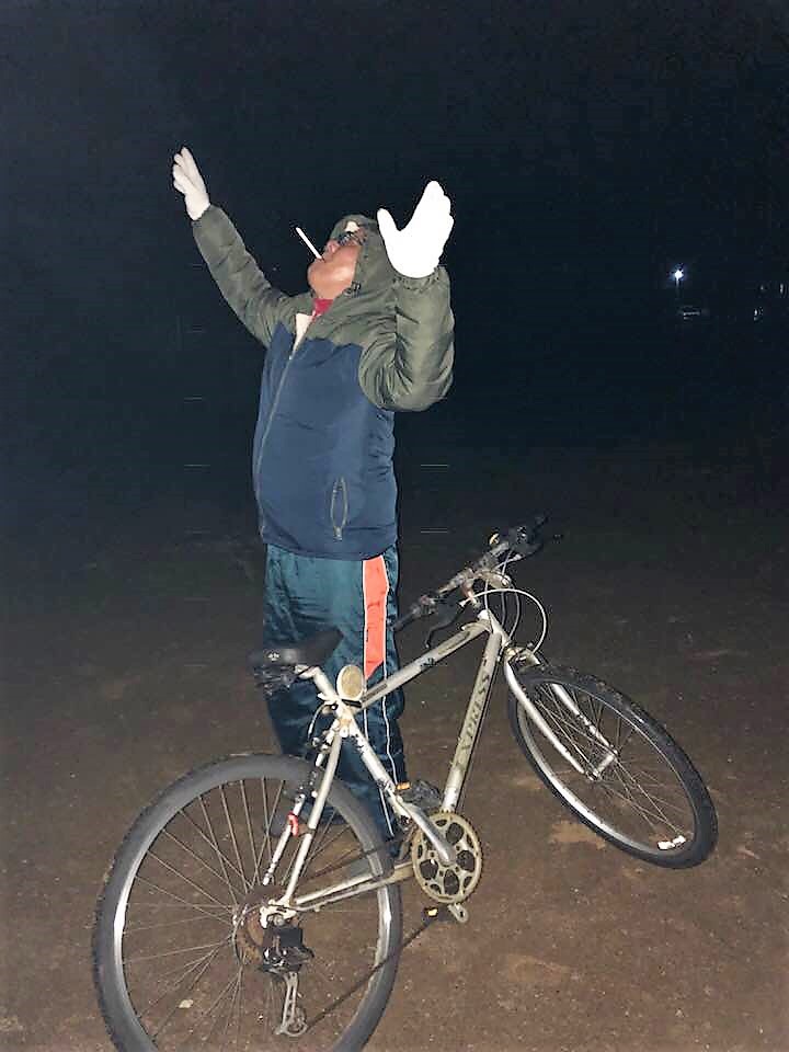「今日は星がめっちゃきれいやで」
